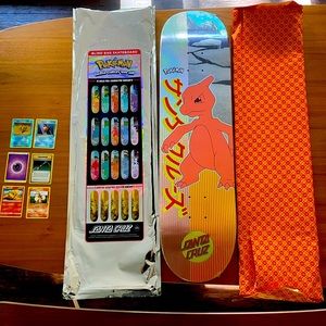 Pokémon x Santa Cruz Charmeleon Skate Deck RARE
